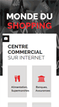 Mobile Screenshot of monde-du-shopping.com