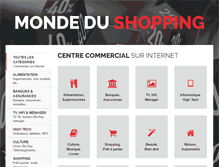 Tablet Screenshot of monde-du-shopping.com